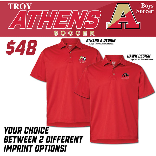 Troy Athens Boys Soccer Fall Adidas Basic Polo