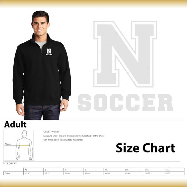 LCN Boys Soccer / 1/4 Zip Sweatshirt / ST253-Flock