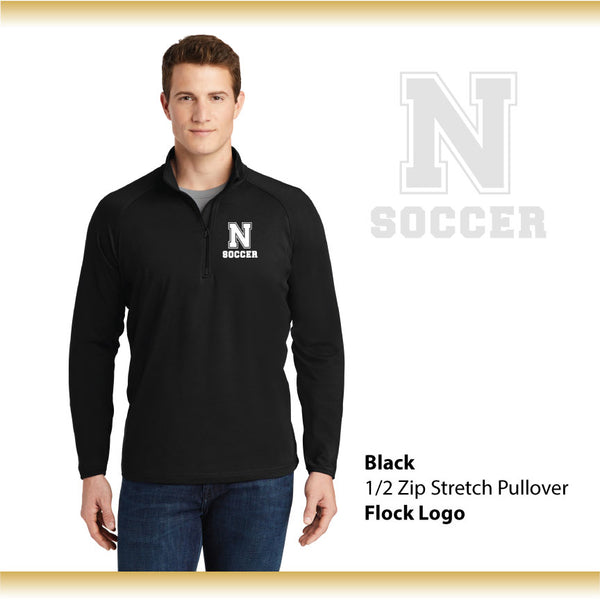 LCN Boys Soccer / 1/2 Zip Stretch Pullover / ST850-Flock