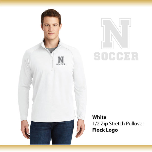 LCN Boys Soccer / 1/2 Zip Stretch Pullover / ST850-Flock