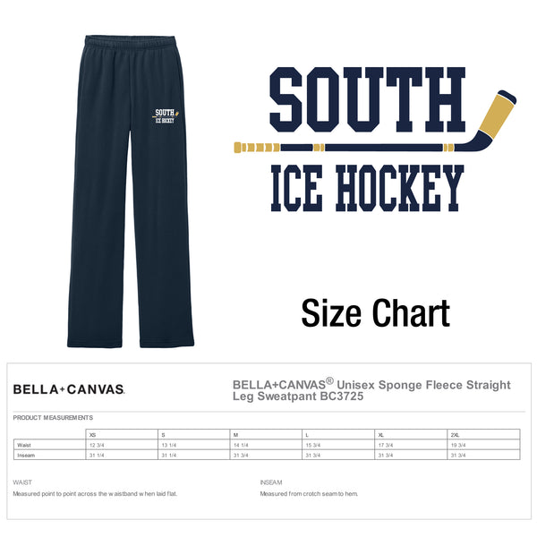 GPS Girls Ice Hockey / Fleece Straight Leg Sweatpants / HTV logo