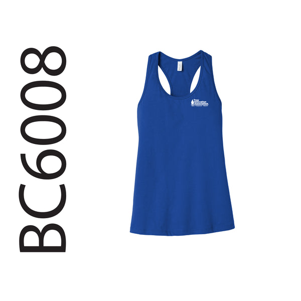 Troy Education Assoc. BELLA + CANVAS - Women's Jersey Racerback Tank BC6008 / True Royal