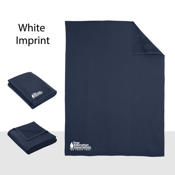 Troy Education Assoc. Oversized Core Fleece Sweatshirt Blanket BP79 / Navy