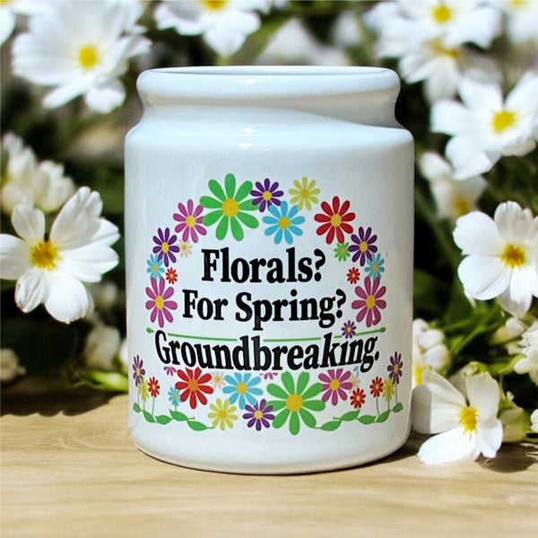 Florals? For Spring? Groundbreaking Flower Pot / The Devil Wears Prada / Utensil Holder / Funny / Movie Quote / Meryl / Miranda / Bitch Boss