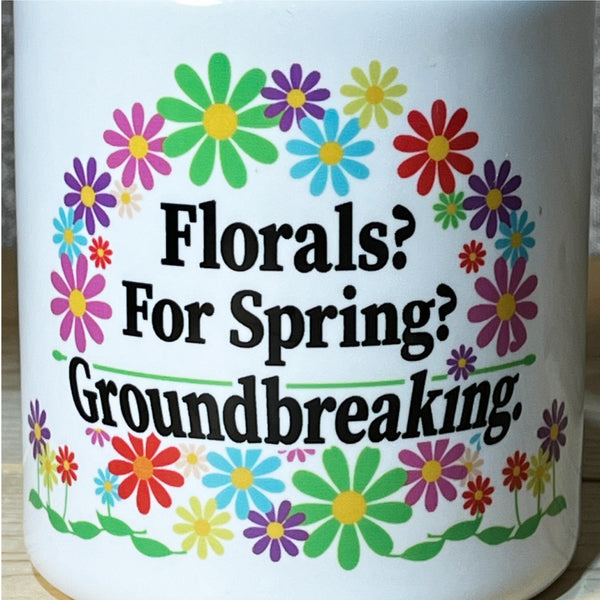 Florals? For Spring? Groundbreaking Flower Pot / The Devil Wears Prada / Utensil Holder / Funny / Movie Quote / Meryl / Miranda / Bitch Boss