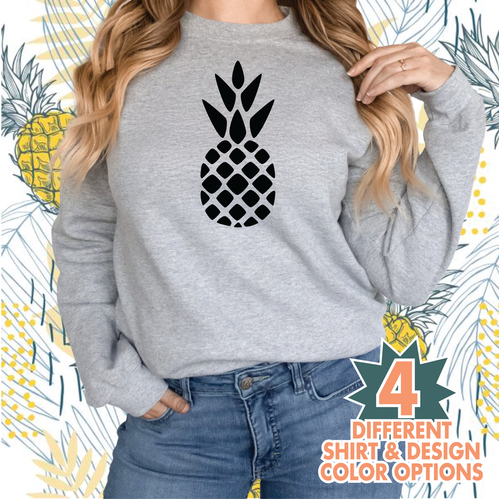 Comfy Pineapple Crewneck Sweatshirt