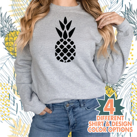 Comfy Pineapple Crewneck Sweatshirt