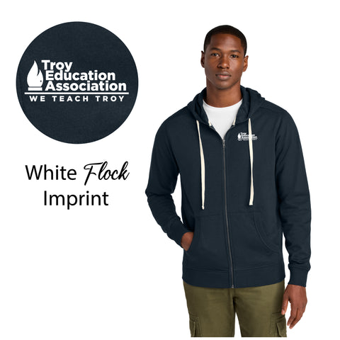 Troy Education Assoc. District® Re-Fleece™ Full-Zip Hoodie DT8102 / True Navy