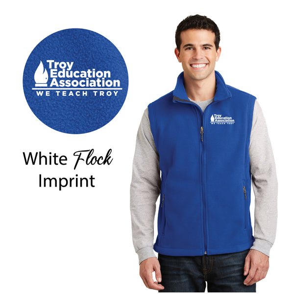 Troy Education Assoc. Port Authority Fleece Vest F219