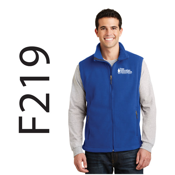 Troy Education Assoc. Port Authority Fleece Vest F219