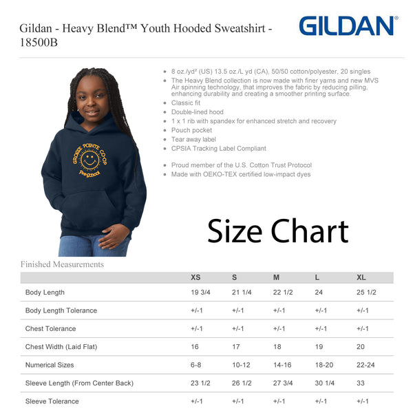 Grosse Pointe Co-Op YOUTH Pullover Hooded Sweatshirt