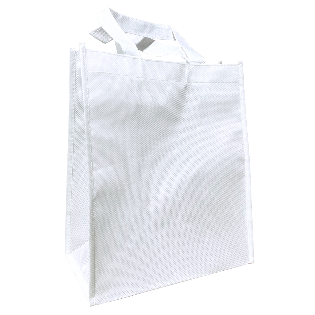 8" x 10" White Sublimatable Bag with 3 1/2" Gusset