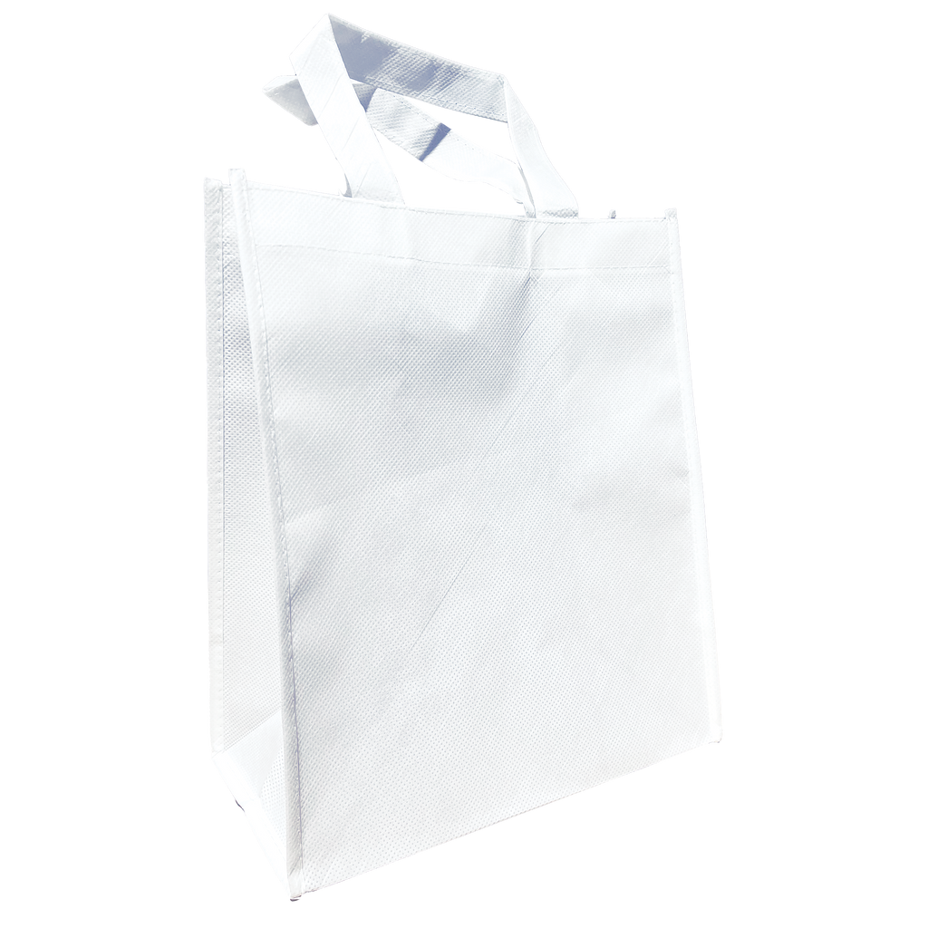 10" x 12" White Sublimatable Bag with 5 1/2" Gusset