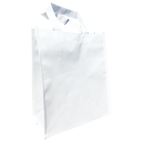 10" x 12" White Sublimatable Bag with 5 1/2" Gusset