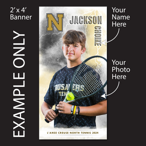 LCN Tennis Player Banner