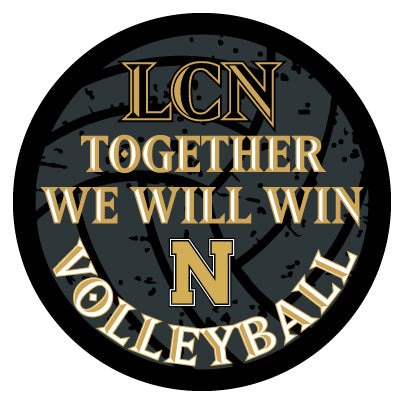 LCN Girls Volleyball / Vinyl Car Decal