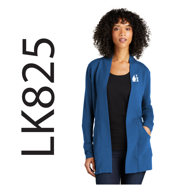 Troy Education Assoc. Port Authority Ladies Microterry Cardigan LK825