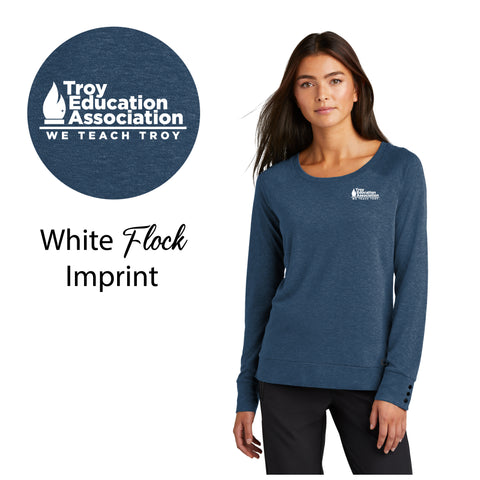 Troy Education Assoc. OGIO® Women's Command Long Sleeve Scoop Neck LOG150 / Spar Blue