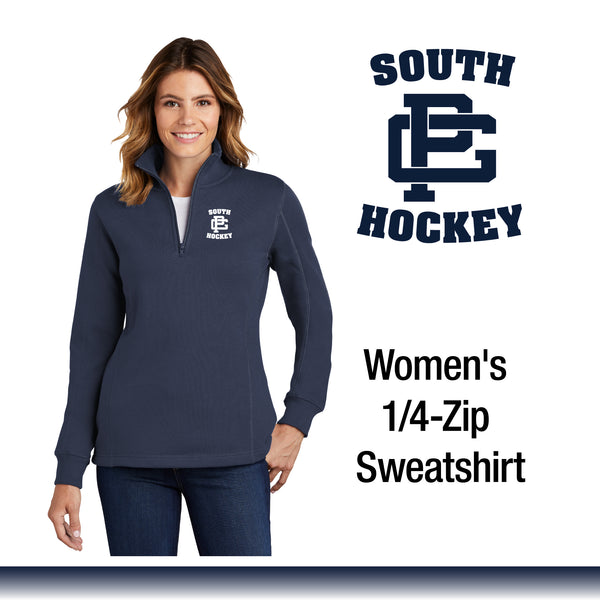 GPS Girls Ice Hockey / Women's 1/4-Zip Sweatshirt / Embroidery