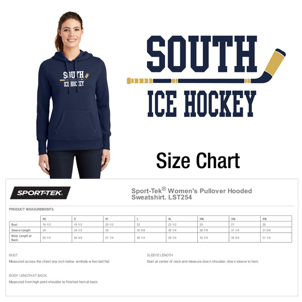 GPS Girls Ice Hockey /Women's Pullover Hooded Sweatshirt / HTV logo