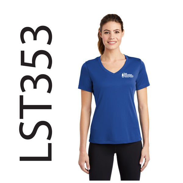 Troy Education Assoc. Sport-Tek Ladies V-Neck Tee LST353