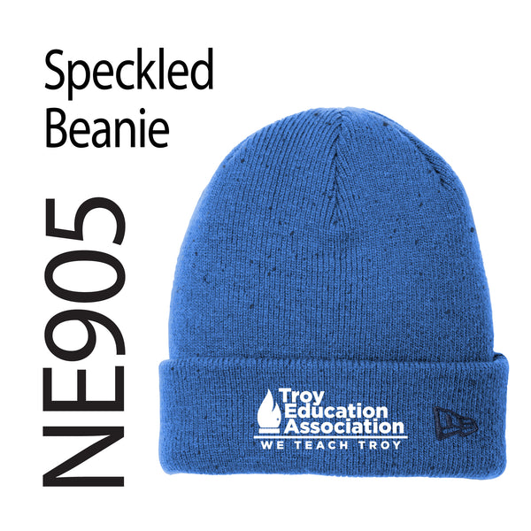 Troy Education Assoc. New Era ® Speckled Beanie NE905 / Royal-Black