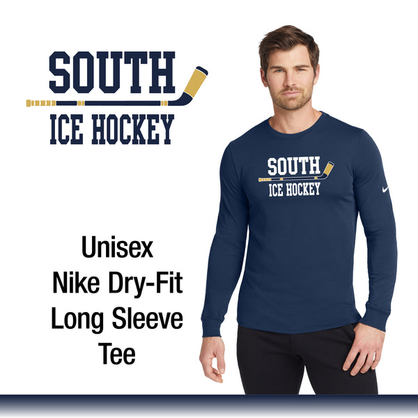 GPS Girls Ice Hockey / Nike Dri-FIT Long Sleeve Tee / HTV logo