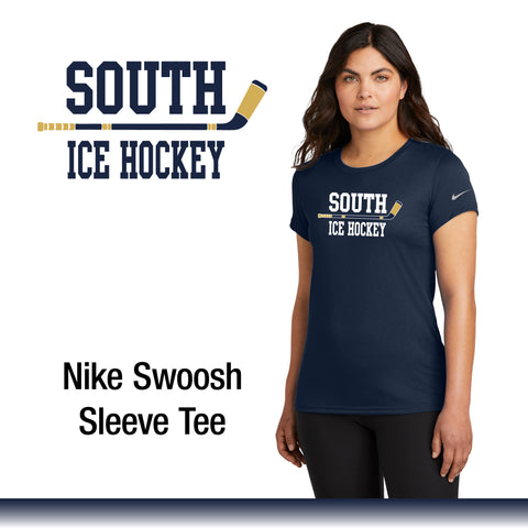 GPS Girls Ice Hockey / Nike Women's Swoosh Sleeve Legend Tee / HTV logo