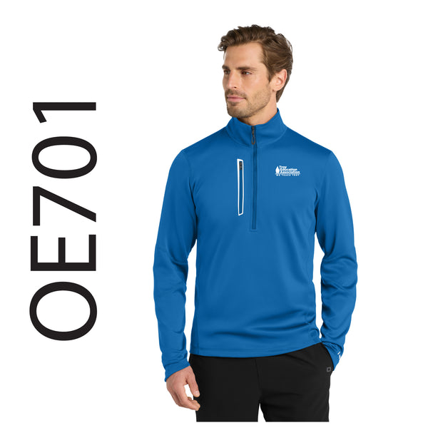 Troy Education Assoc. OGIO® Fulcrum 1/4-Zip OE701 / Electric Blue