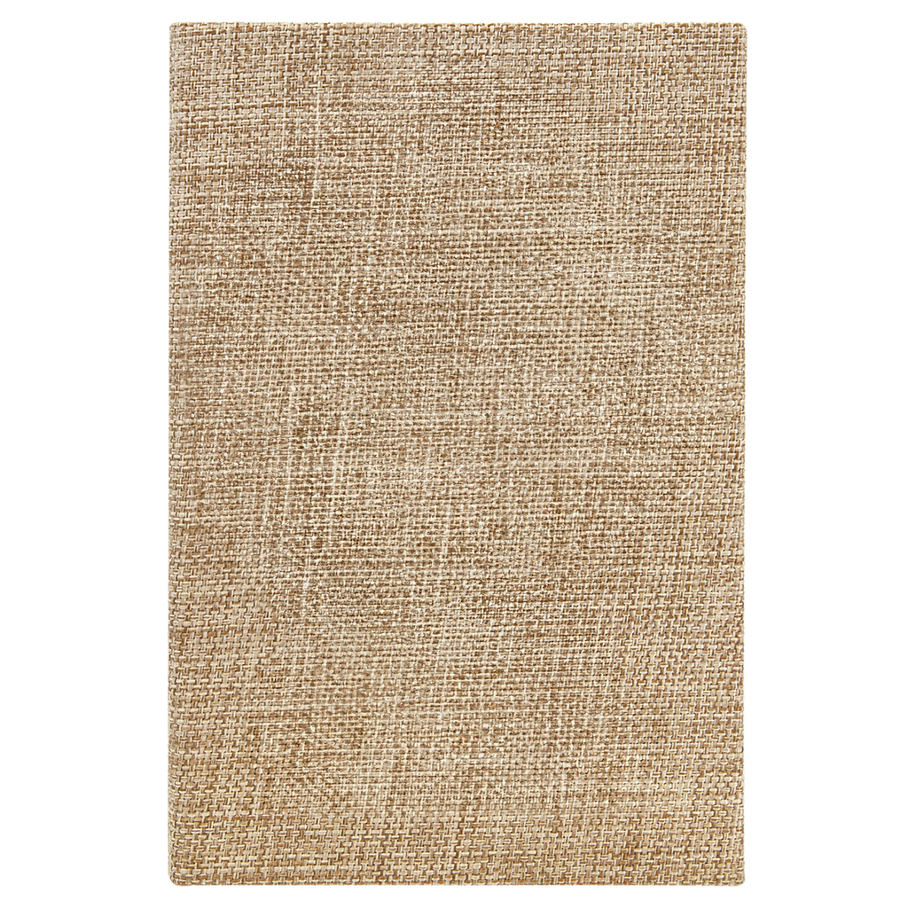 7" x 9" Sublimatable Burlap Small Portfolio with Notepad