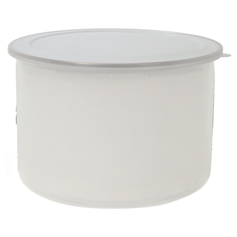 40 oz. Tall Enamel Container with Flexible Plastic Lid