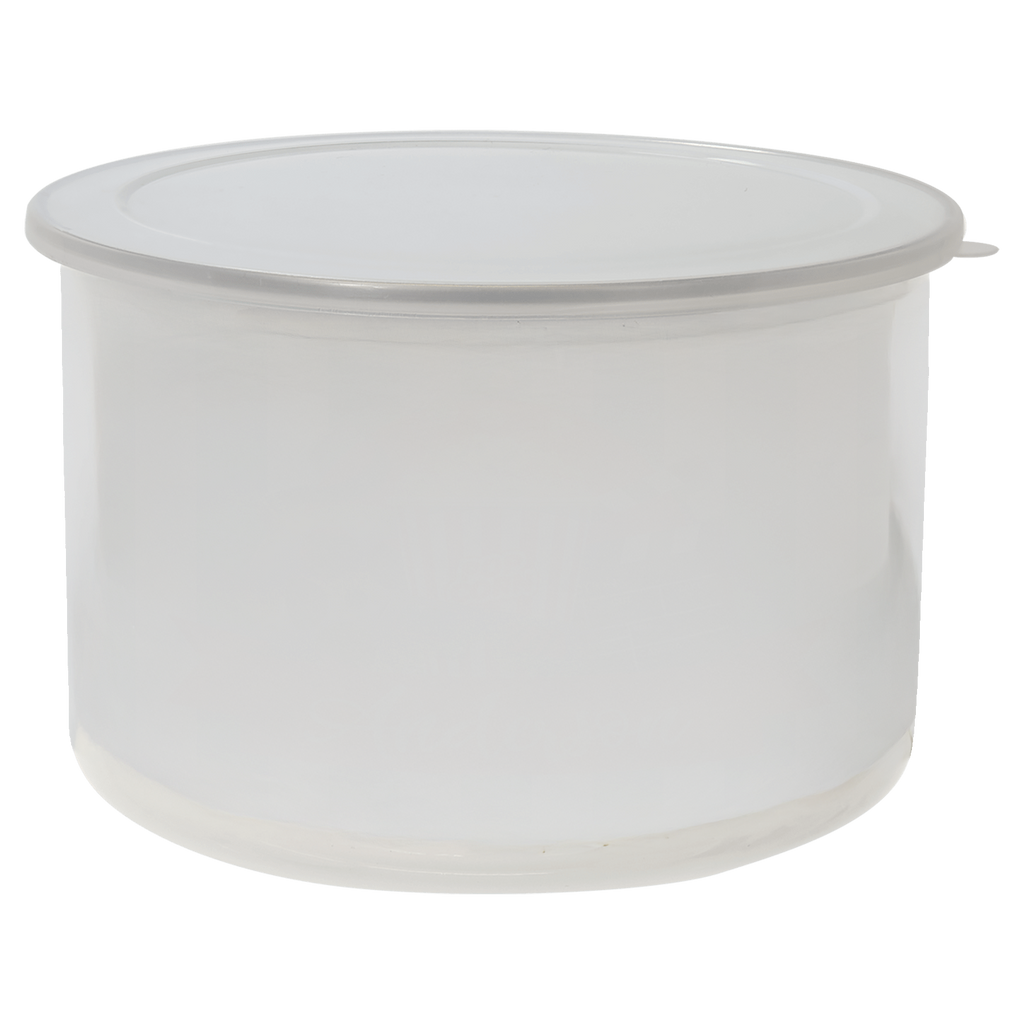 57 oz. Tall Enamel Container with Flexible Plastic Lid