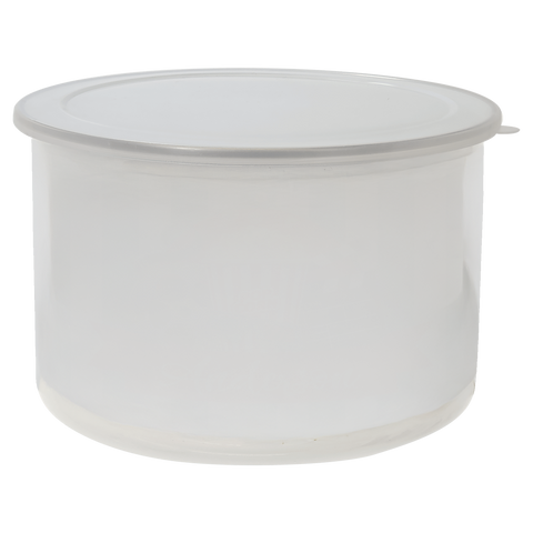 57 oz. Tall Enamel Container with Flexible Plastic Lid