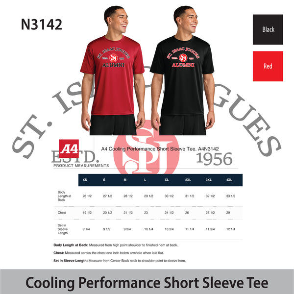 St. Isaac Jogues Alumni - A4 Cooling Performance Short Sleeve Tee
