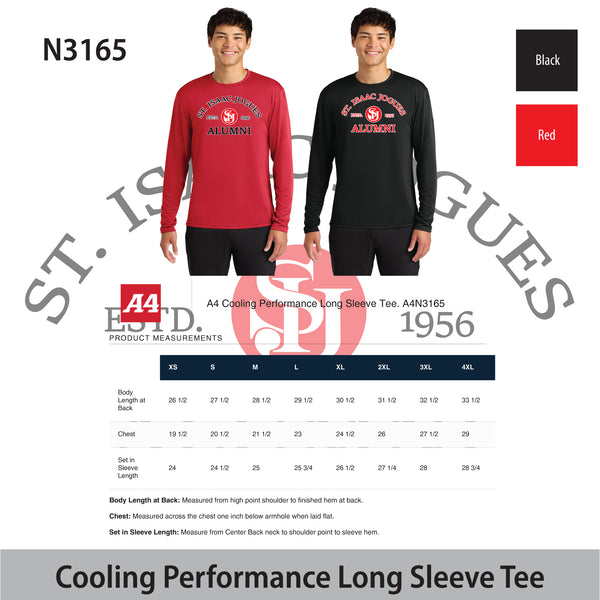 St. Isaac Jogues Alumni - A4 Cooling Performance Long Sleeve Tee