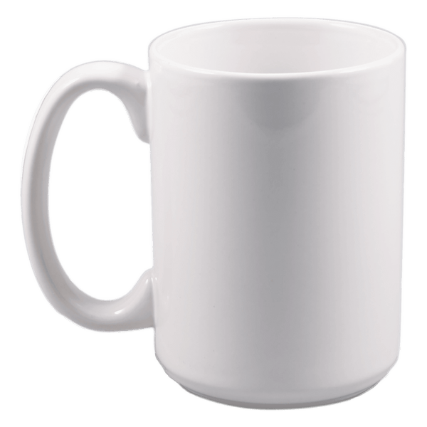 15 oz. White Sublimatable Ceramic Mug