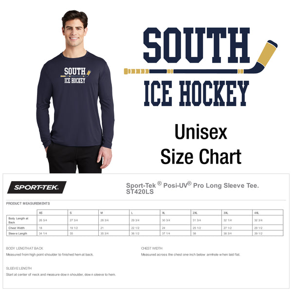 GPS Girls Ice Hockey / Pro Long Sleeve Tee / HTV logo