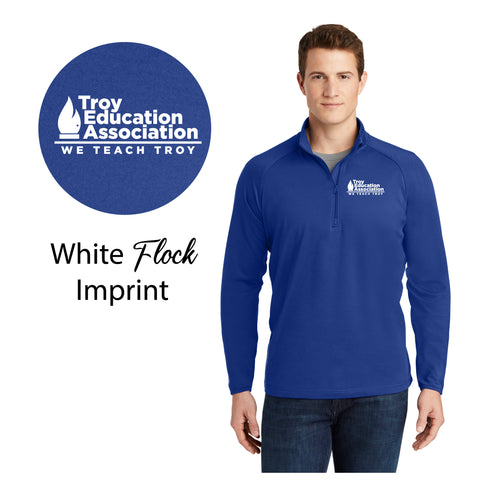 Troy Education Assoc. Sport-Tek Sport-Wick Stretch 1/4-Zip Pullover ST850