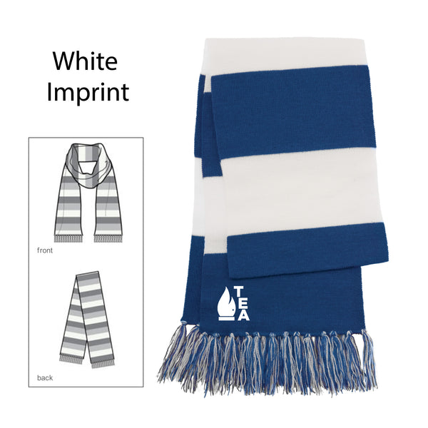 Troy Education Assoc. Sport-Tek® Spectator Scarf STA02 / True Royal-White
