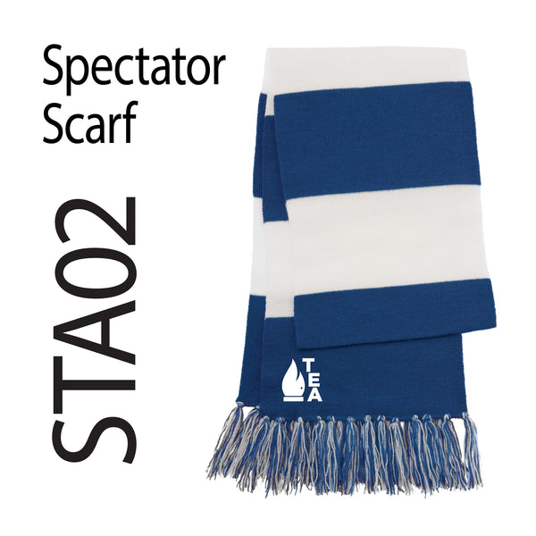 Troy Education Assoc. Sport-Tek® Spectator Scarf STA02 / True Royal-White