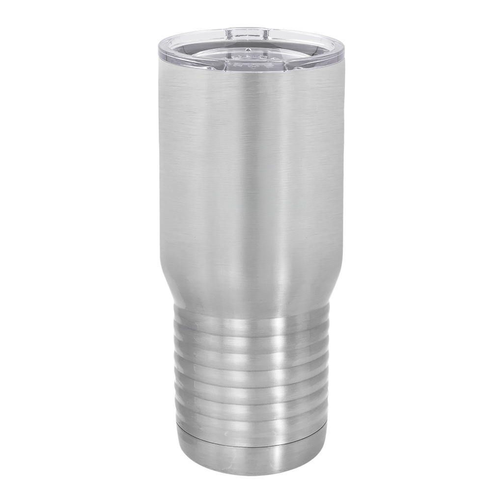 20 oz. Silver Tall Stainless Steel Vacuum Insulated Tumbler