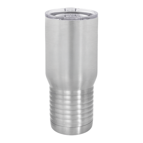 20 oz. Silver Tall Stainless Steel Vacuum Insulated Tumbler