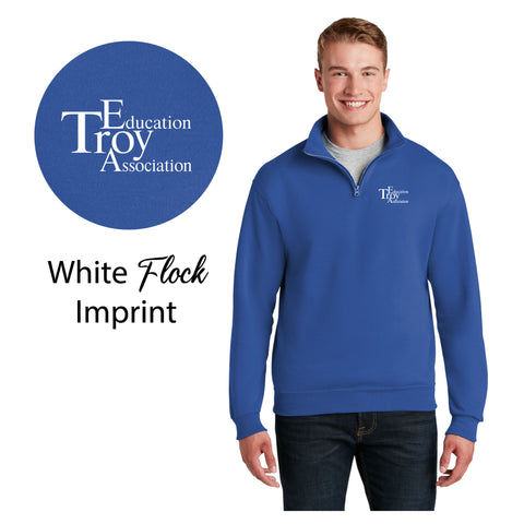 Troy Education Assoc. 1/4-Zip Cadet Collar Sweatshirt 995M