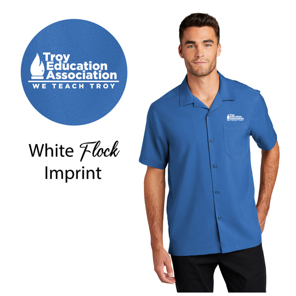 Troy Education Assoc. Port Authority ® Short Sleeve Performance Staff Shirt W400 / True Blue