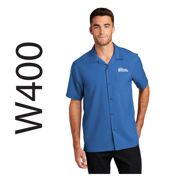 Troy Education Assoc. Port Authority ® Short Sleeve Performance Staff Shirt W400 / True Blue