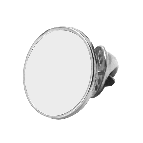 Sublimatable Button with Self-Adhesive Pin - 3 Different Sizes