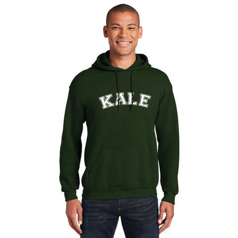 "KALE"  Vegetarian College Inspired Unisex Adult Hooded Sweatshirt