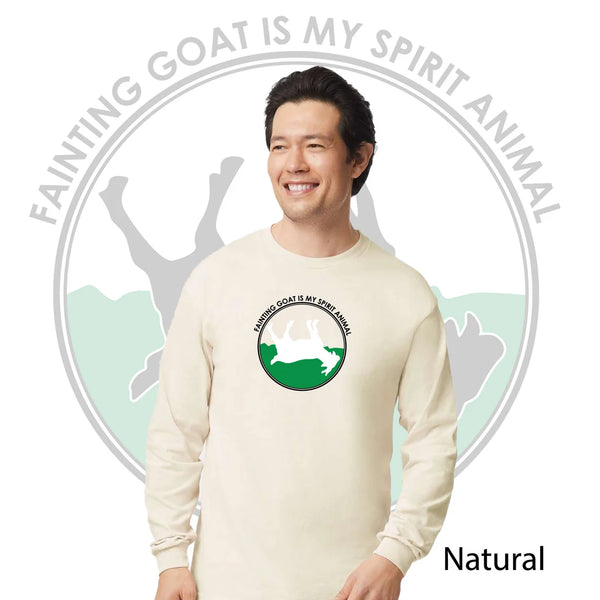 "Fainting Goat is My Spirit Animal" Long Sleeve T-Shirt