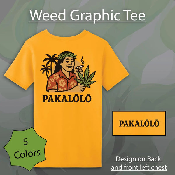 "Pakalolo" Weed Graphic T-Shirt