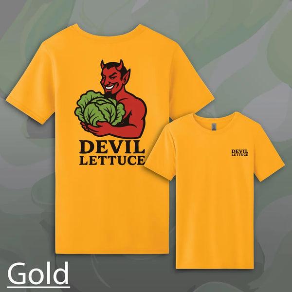 "Devil Lettuce" Weed Graphic T-Shirt